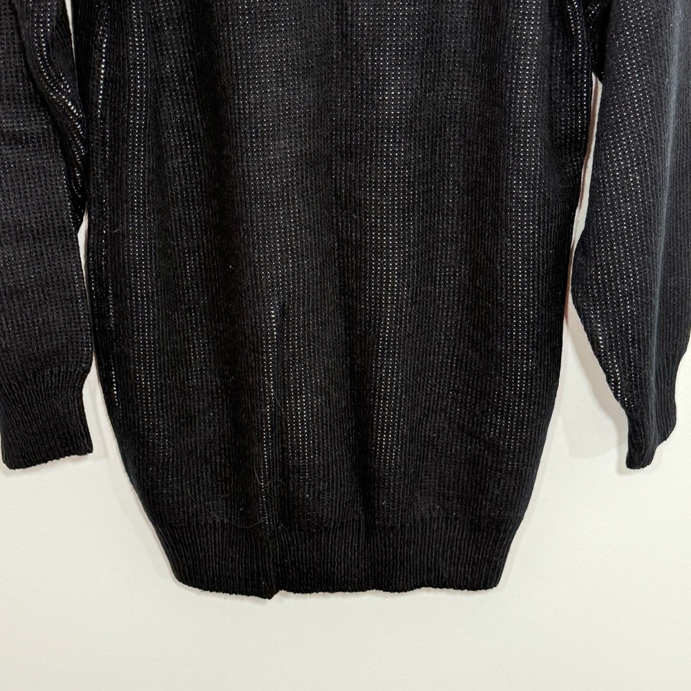Vintage Great American Sweater Company Womens XL Black Bear Oversized Grunge - Picture 7 of 12